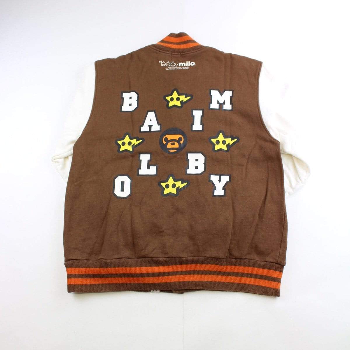 bape milo varsity brown white - SaruGeneral