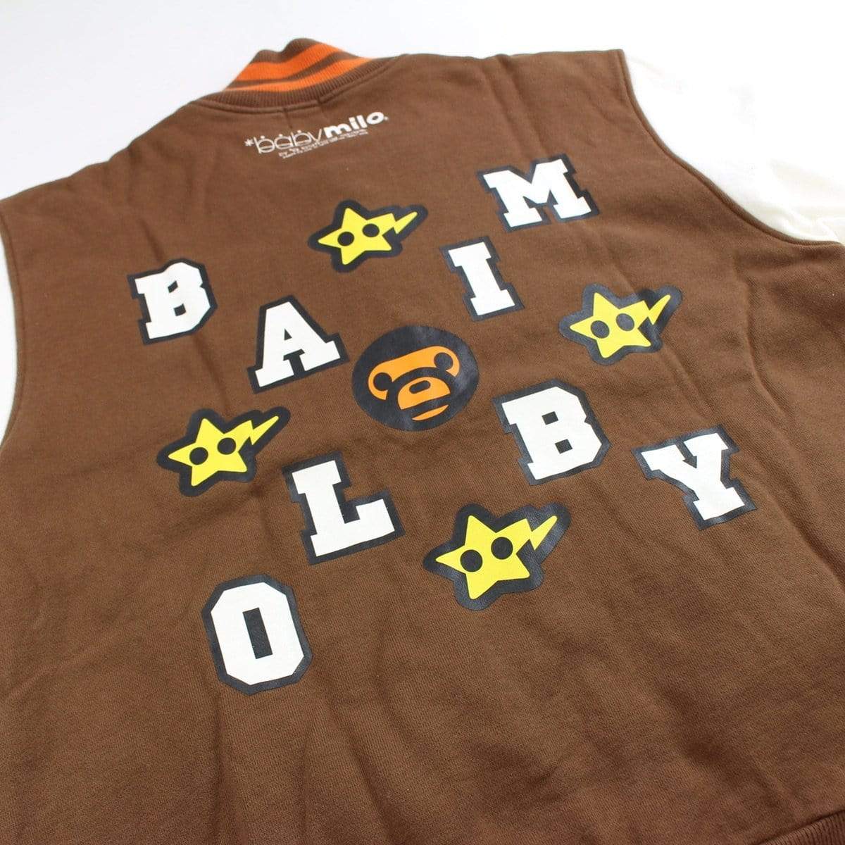 bape milo varsity brown white - SaruGeneral