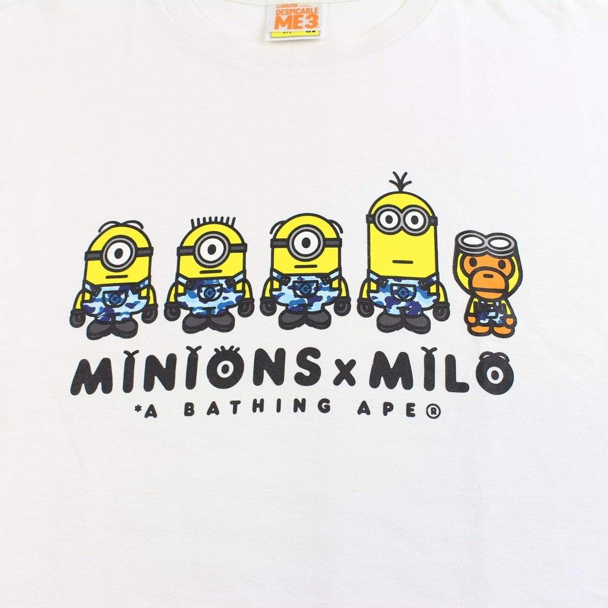 bape x minions milo tee white - SaruGeneral