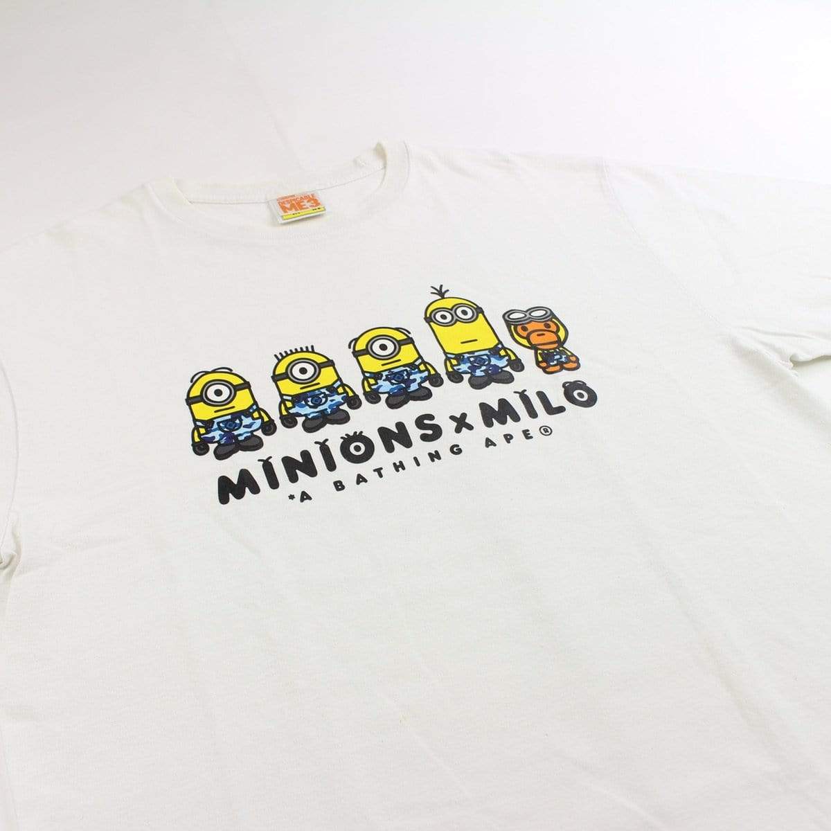 bape x minions milo tee white - SaruGeneral