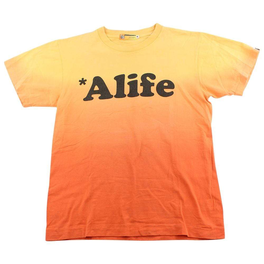 Bape Alife Gradient Tee Orange - SaruGeneral