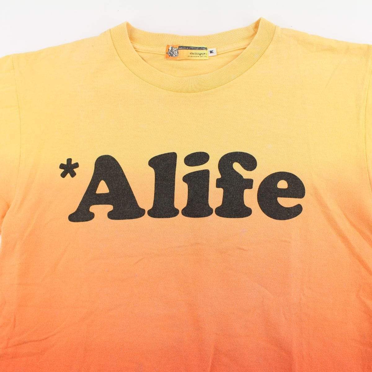 Bape Alife Gradient Tee Orange - SaruGeneral