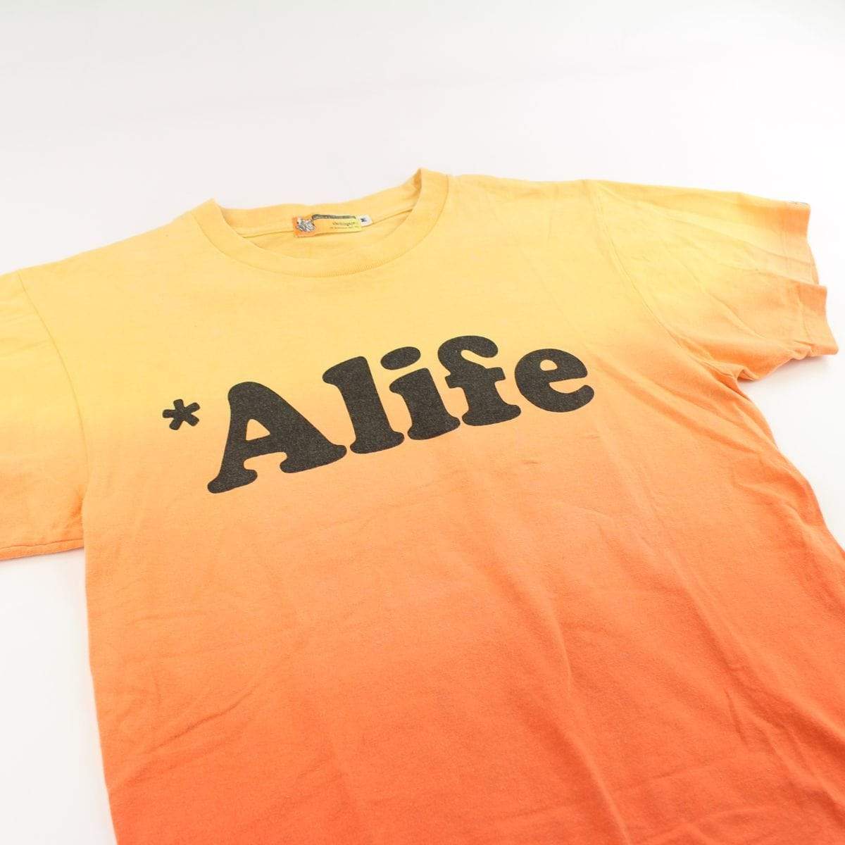 Bape Alife Gradient Tee Orange - SaruGeneral