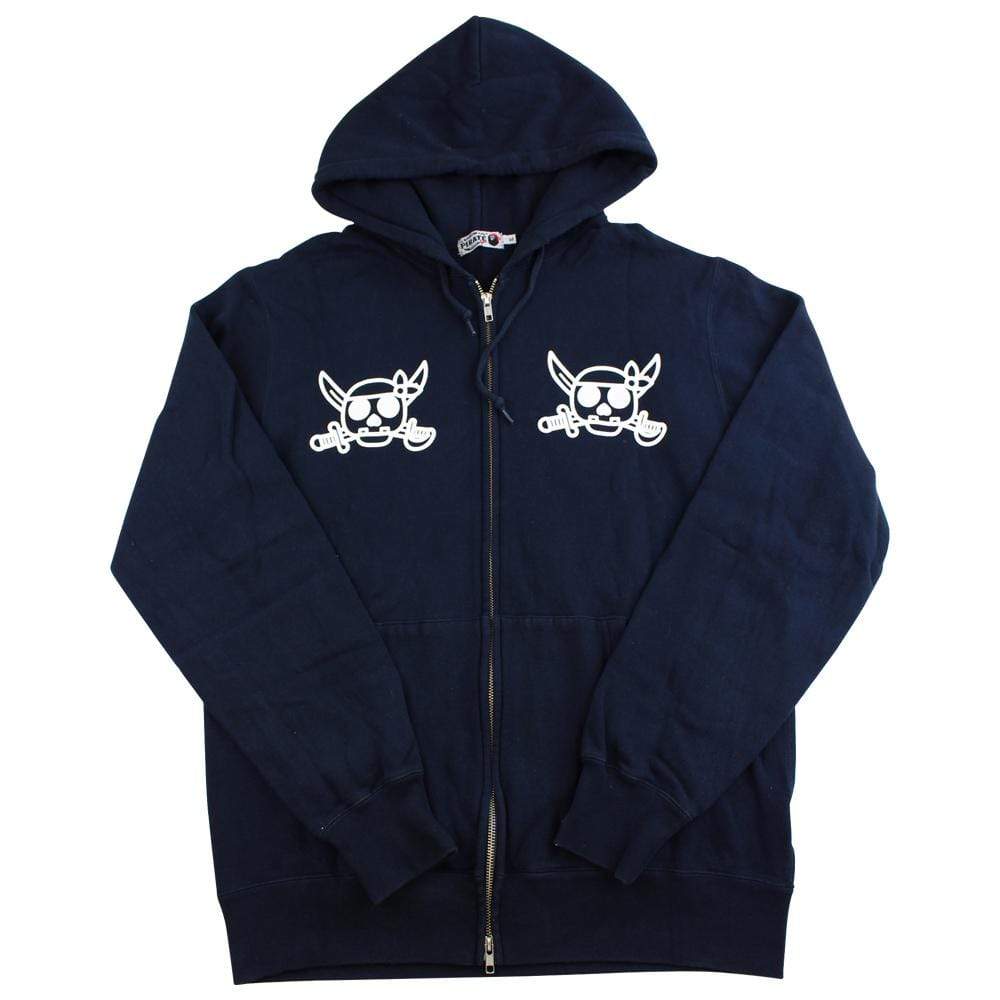bape pirate store milo crosses hoodie black - SaruGeneral