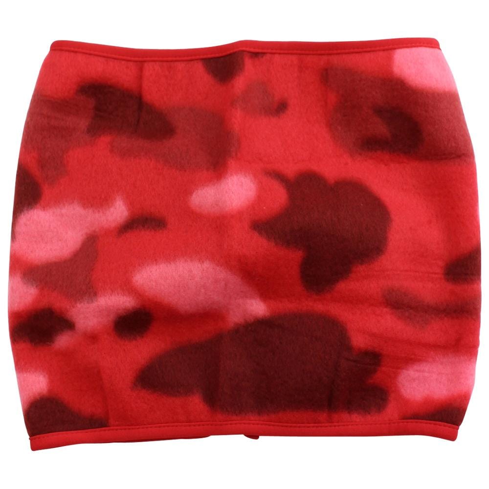 bape red camo fleece neckgaitor - SaruGeneral