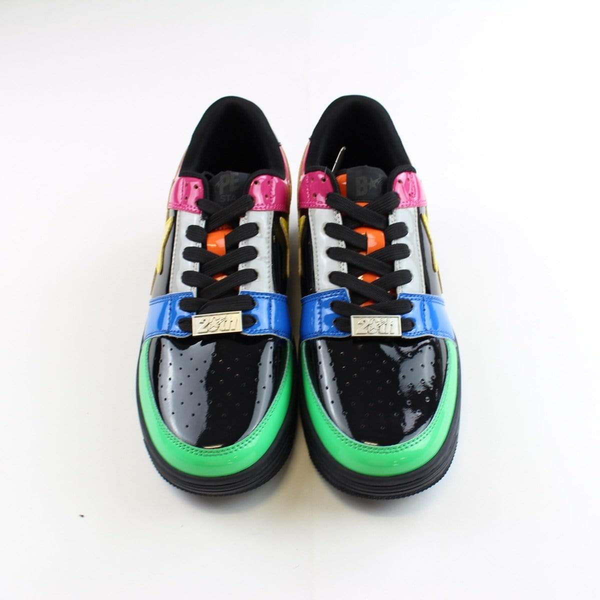 bapesta black multi patch - SaruGeneral
