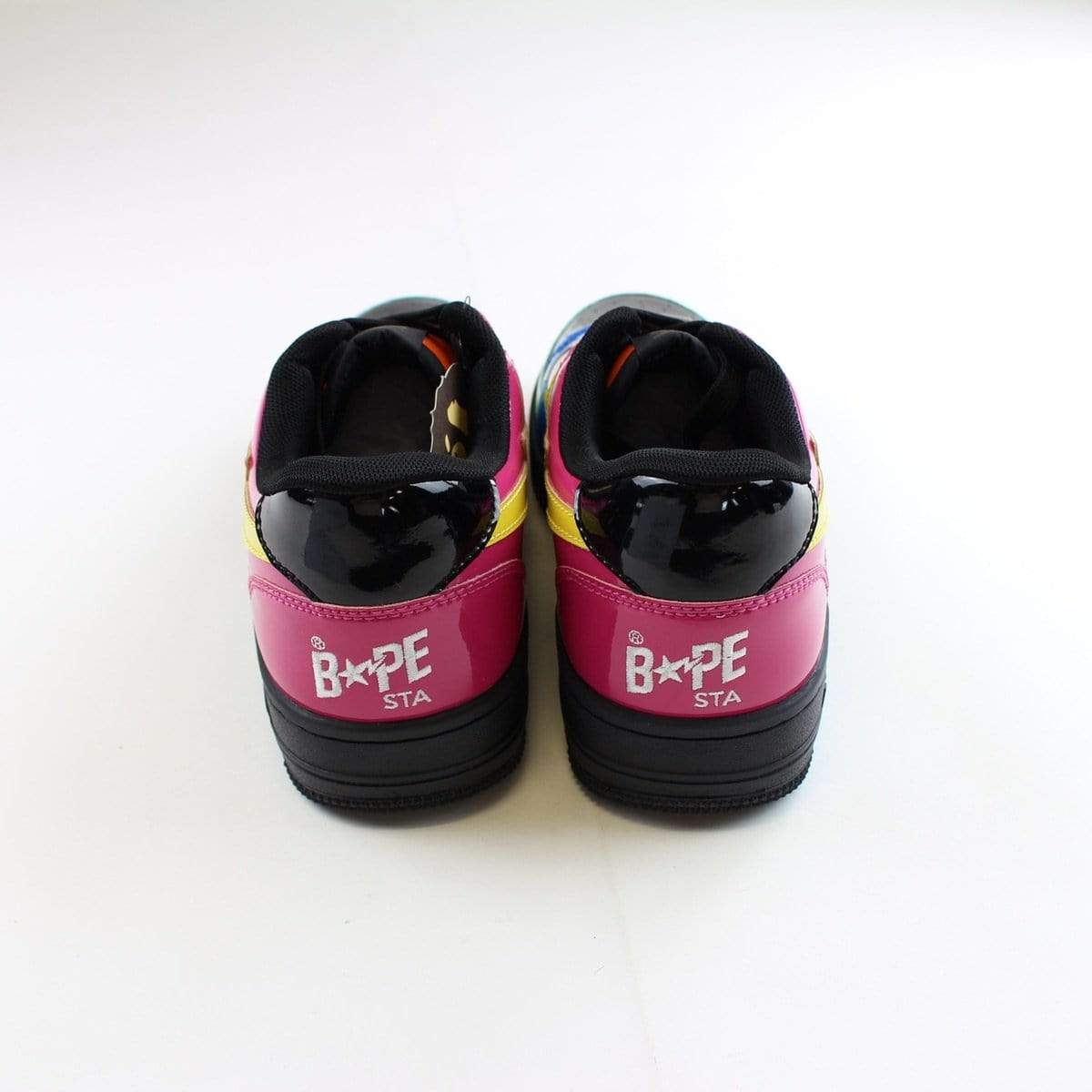 bapesta black multi patch - SaruGeneral