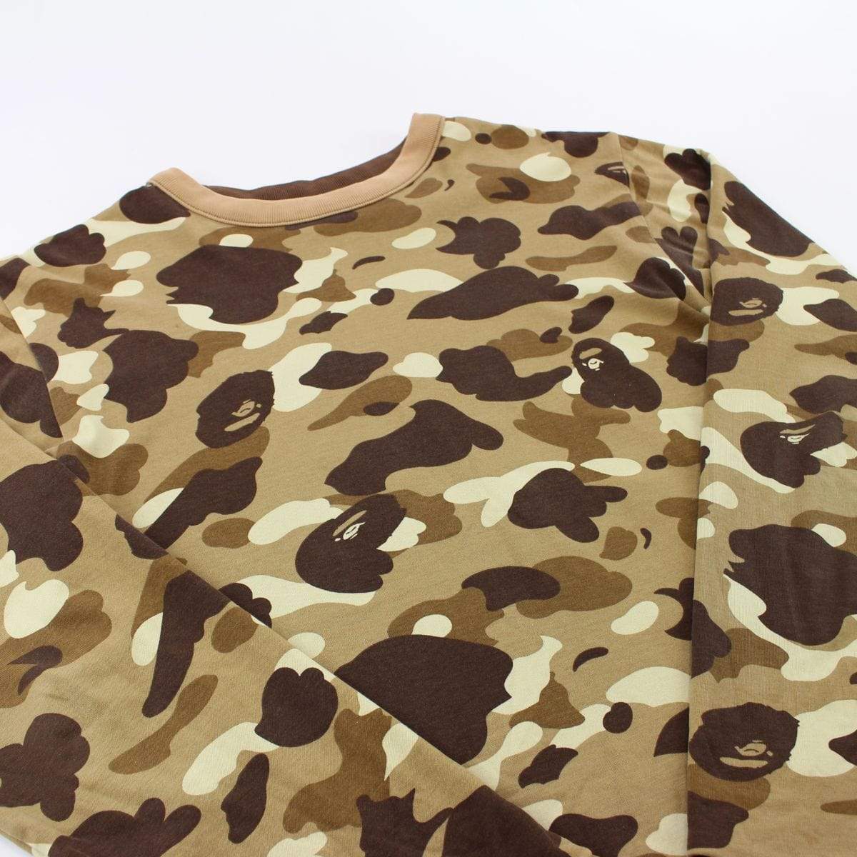 Bape 1st Green Camo Half Zip Shirt - SaruGeneral