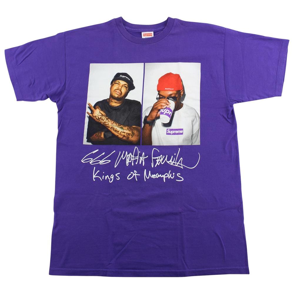 Supreme Three Six Mafia Tee Purple - SaruGeneral