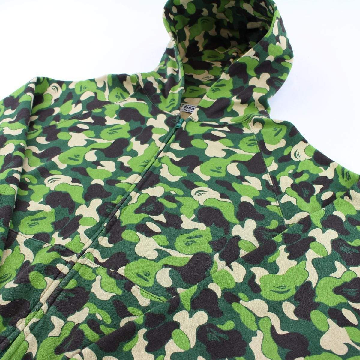 Bape ABC Green Camo Pirate Store Hoodie - SaruGeneral