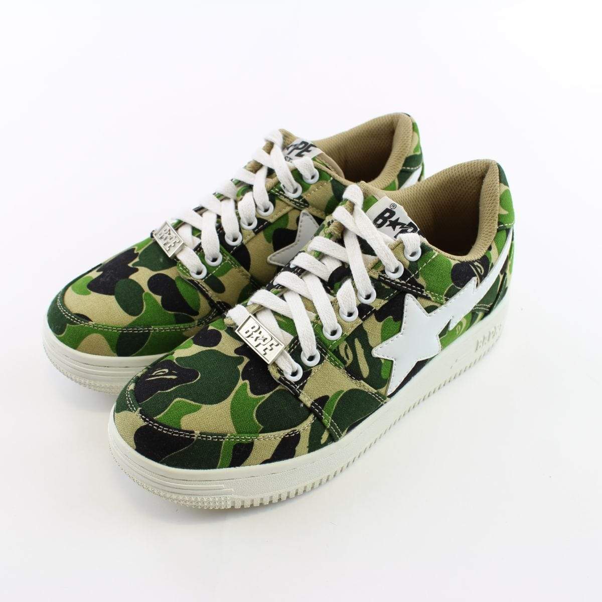 Bapesta White Sta ABC Green Camo - SaruGeneral
