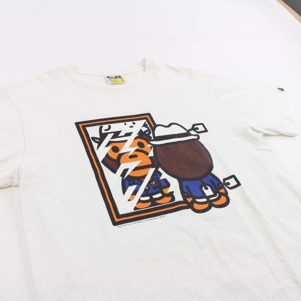 Bape Baby Milo Mirror Tee White - SaruGeneral