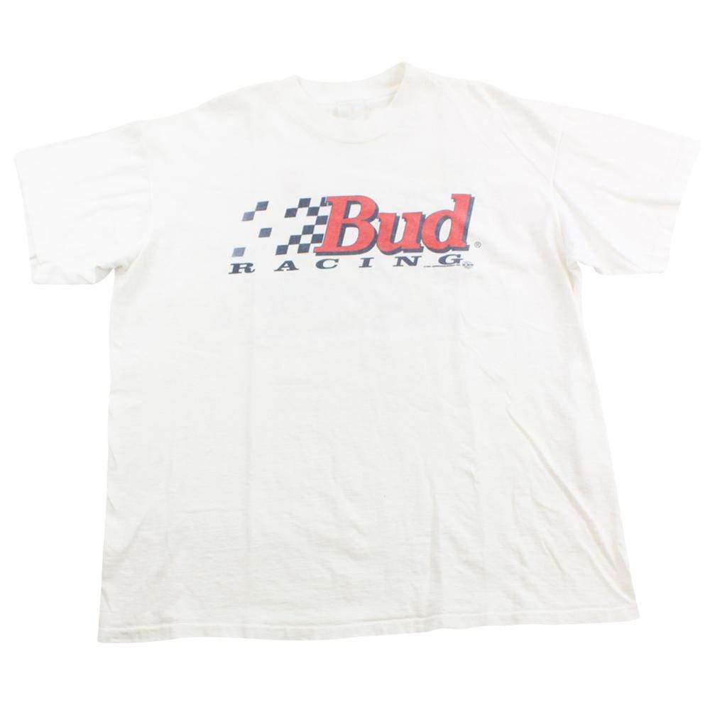 Bud Racing Tee White - SaruGeneral