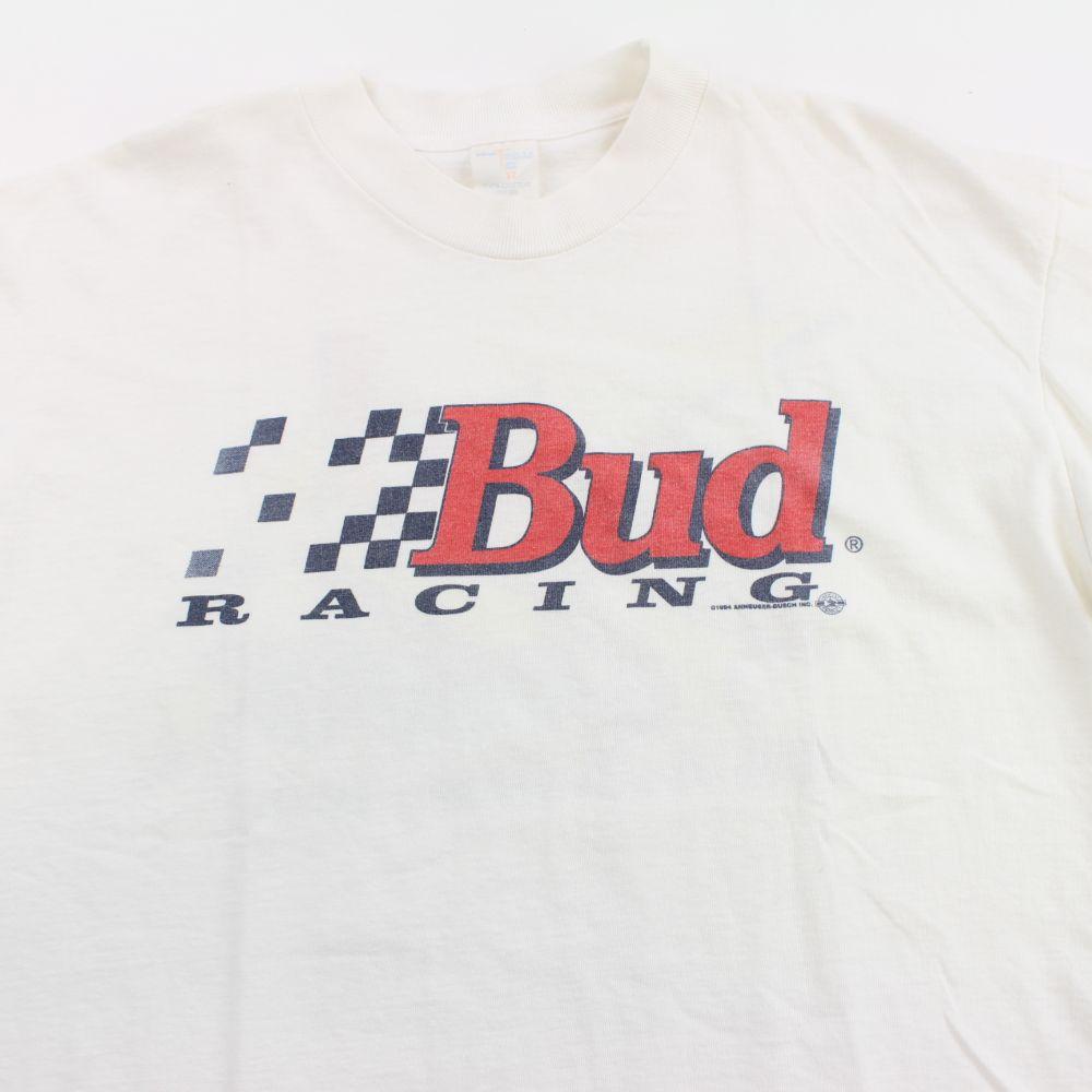 Bud Racing Tee White - SaruGeneral