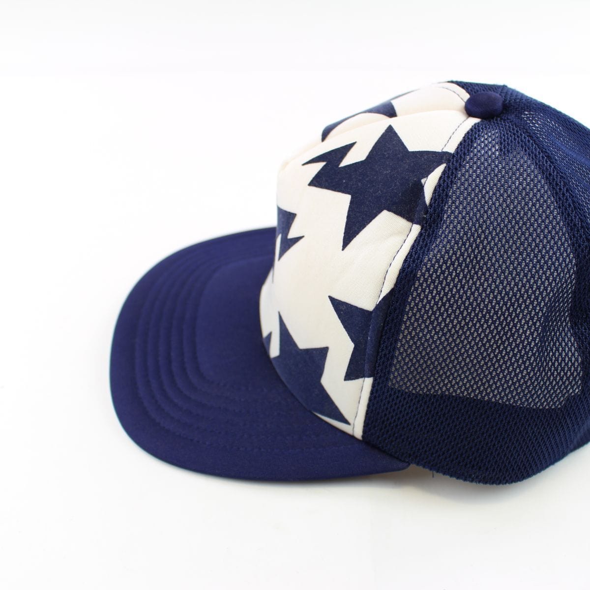 Bape Bapesta Trucker Hat Navy - SaruGeneral