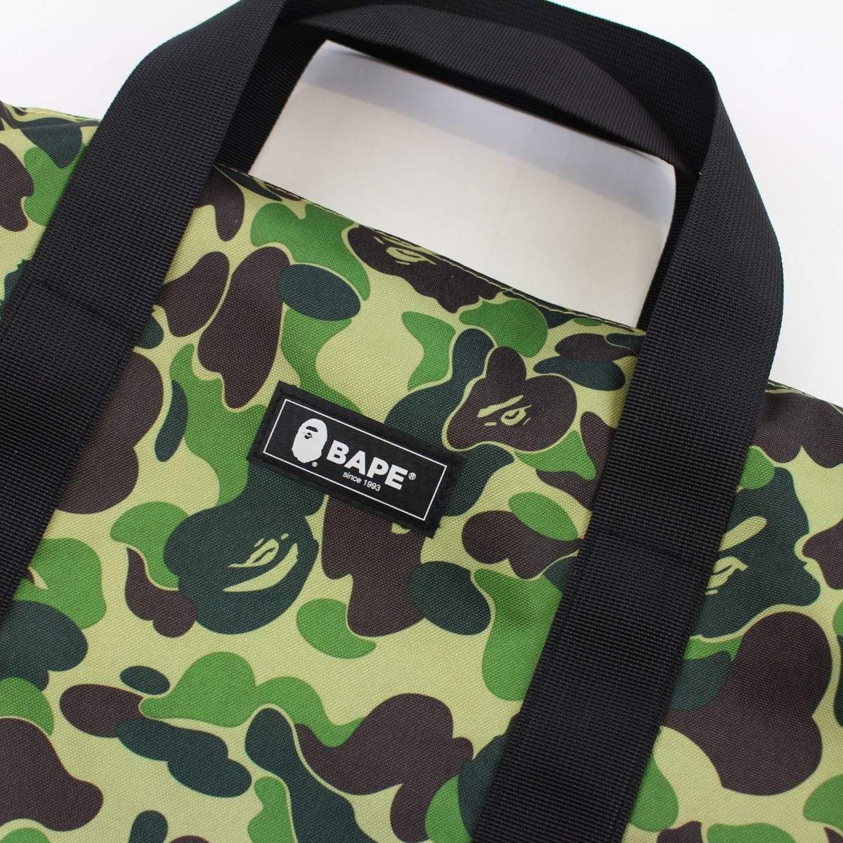 Bape ABC Green Camo Duffle Bag - SaruGeneral