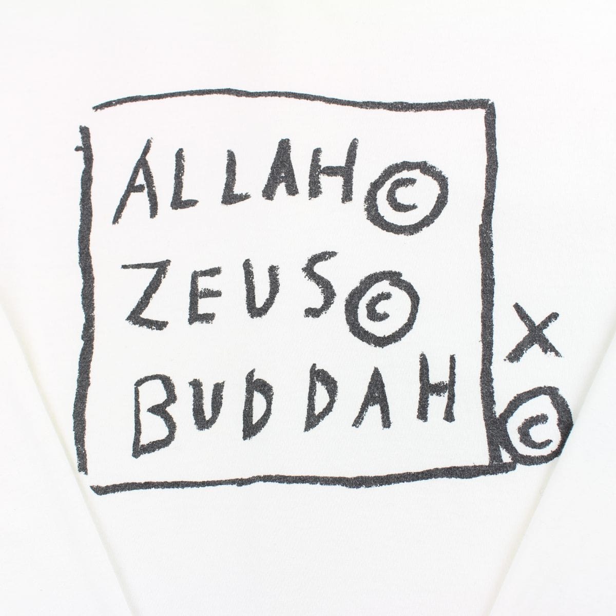 supreme x basquiat allah zeus ls white 2013 - SaruGeneral