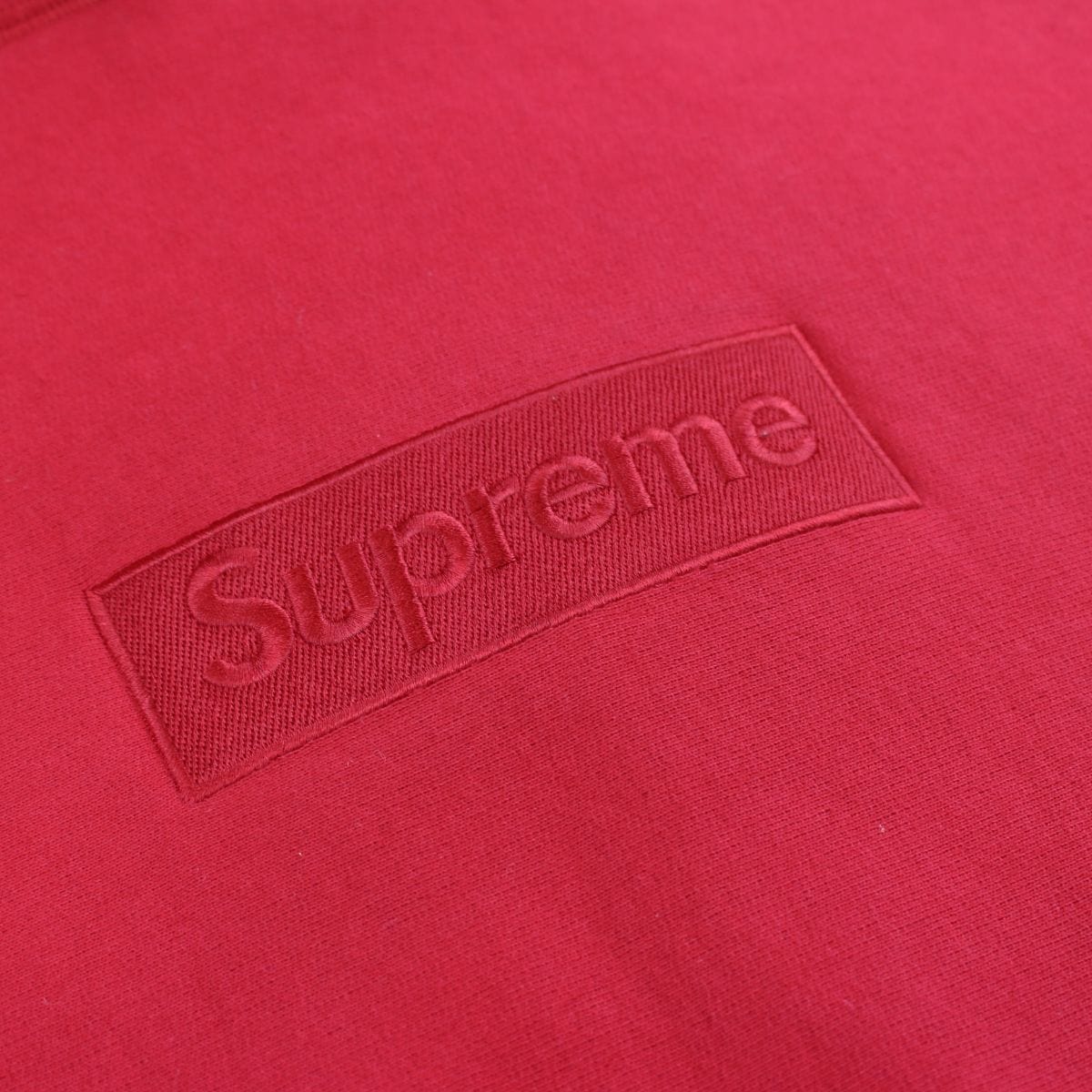 Supreme red tonal box logo hoodie 2014 - SaruGeneral