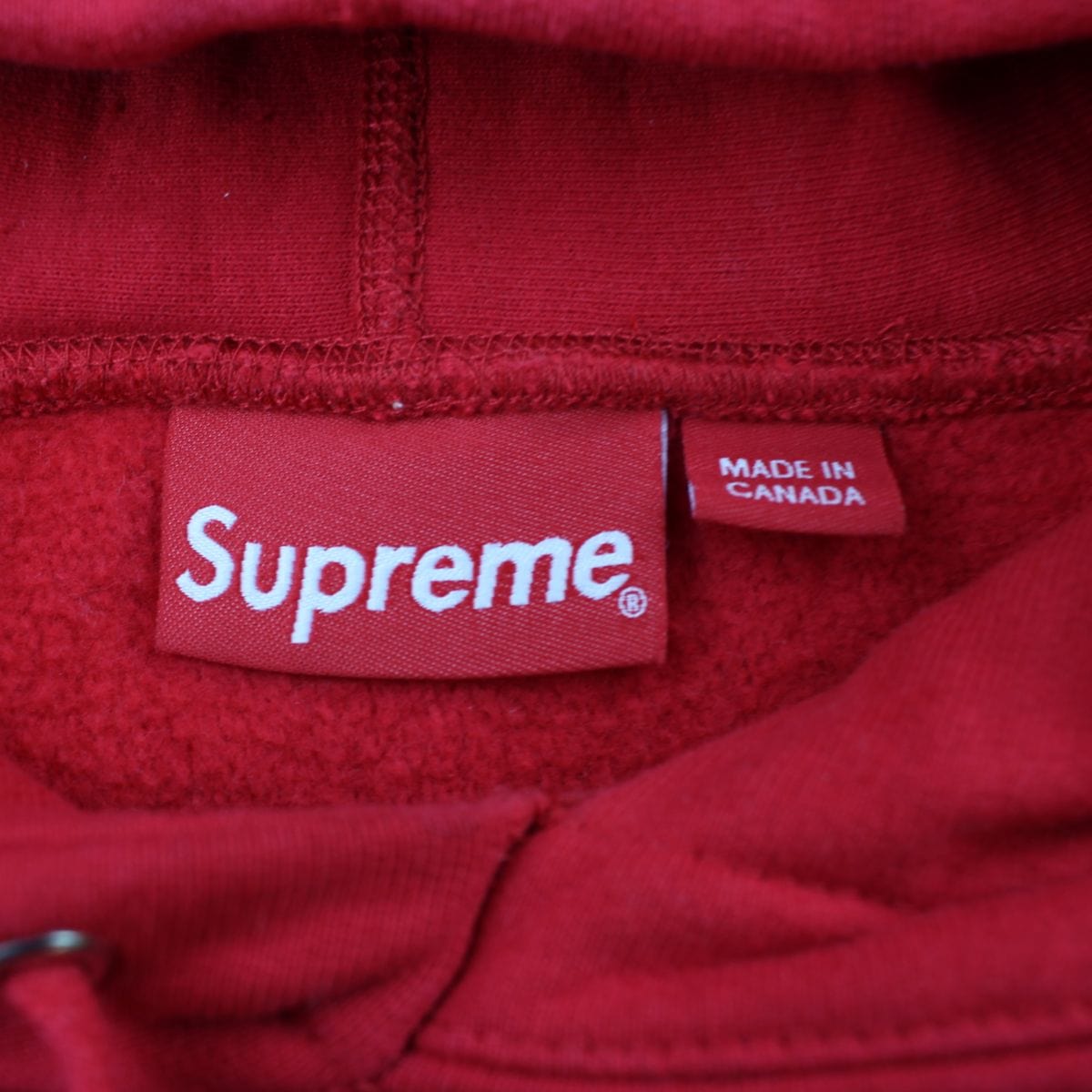 Supreme red tonal box logo hoodie 2014 - SaruGeneral