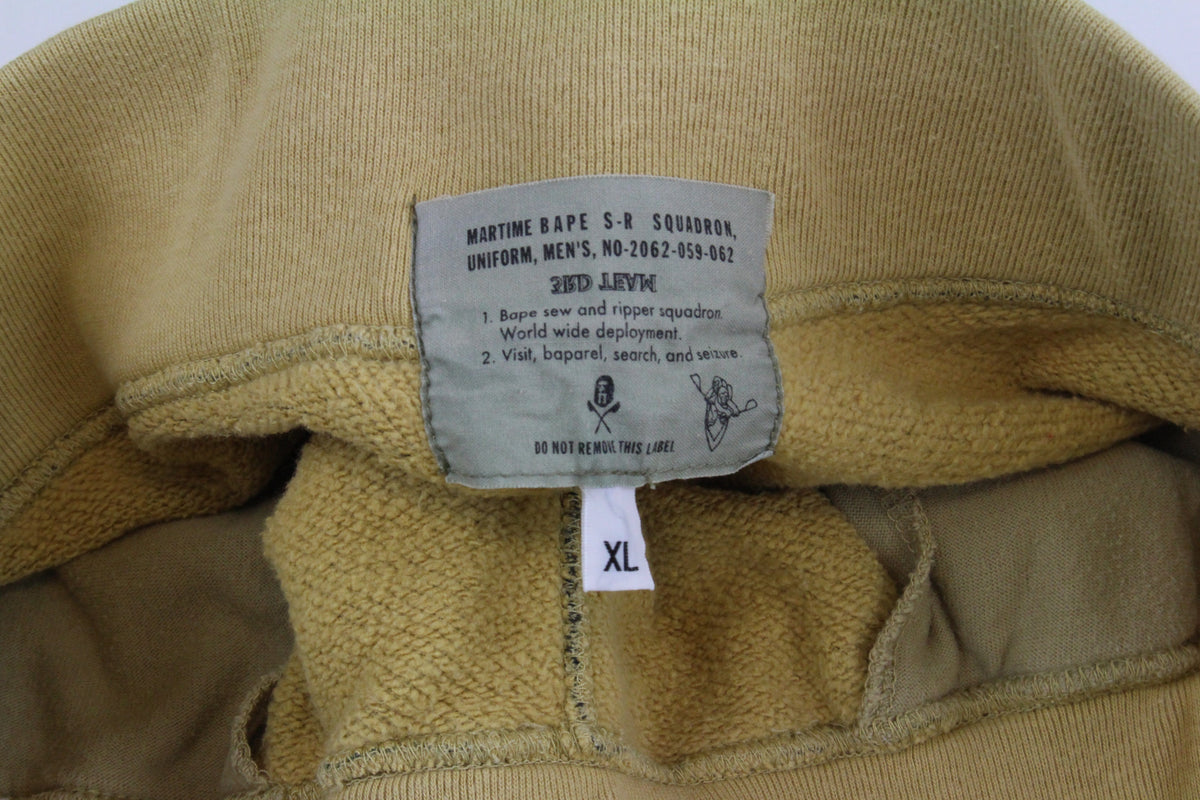 Bape 1st Yellow Camo Shorts w Zips - SaruGeneral