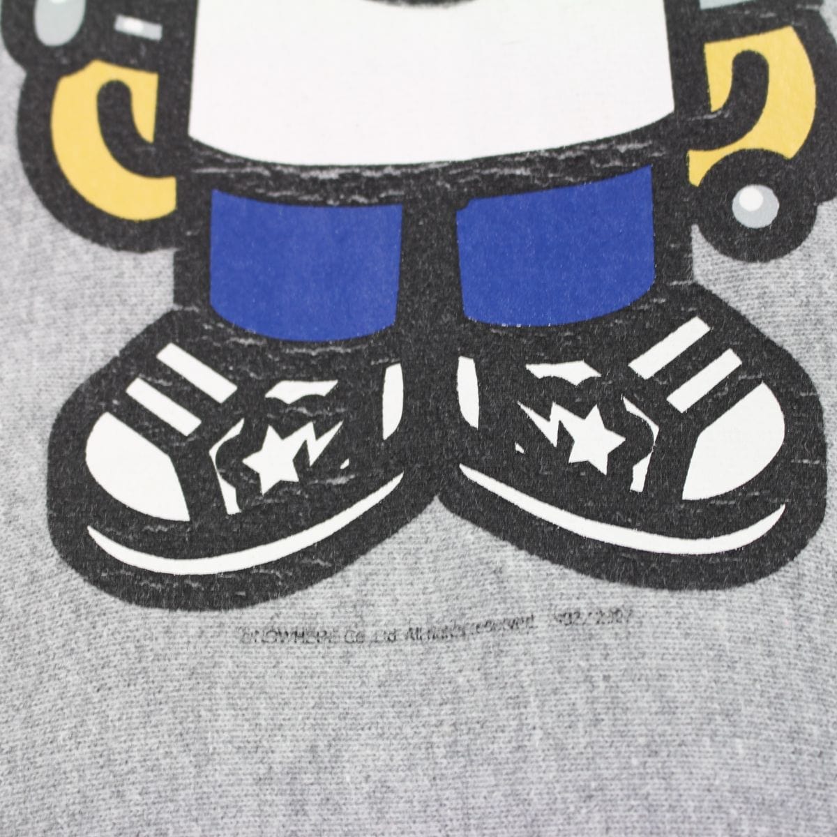 bape nigo figure hoodie grey early 00's - SaruGeneral