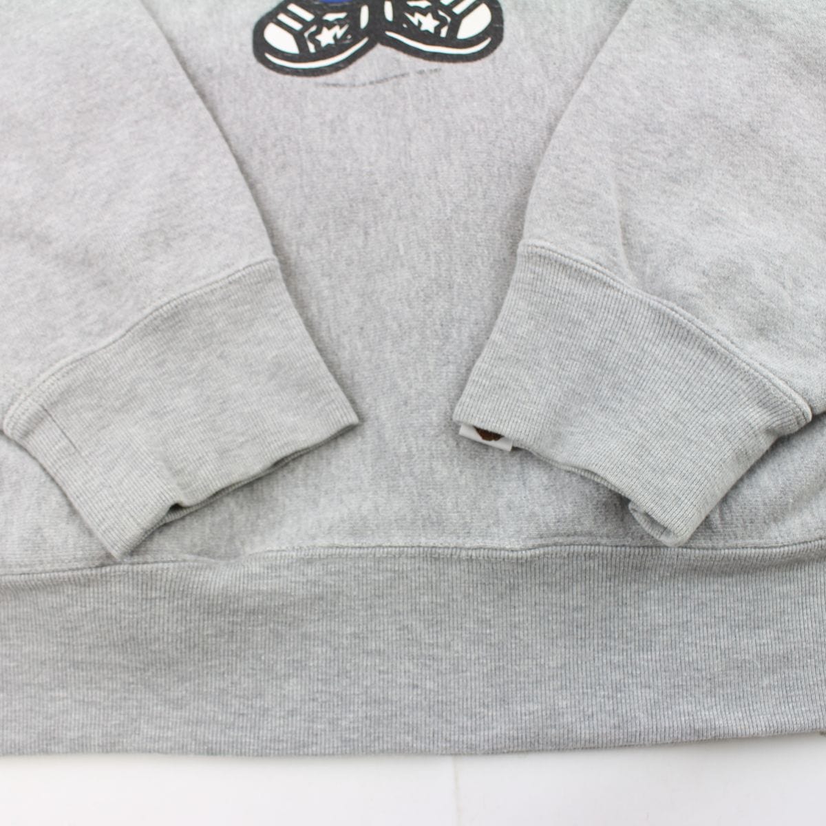 bape nigo figure hoodie grey early 00's - SaruGeneral
