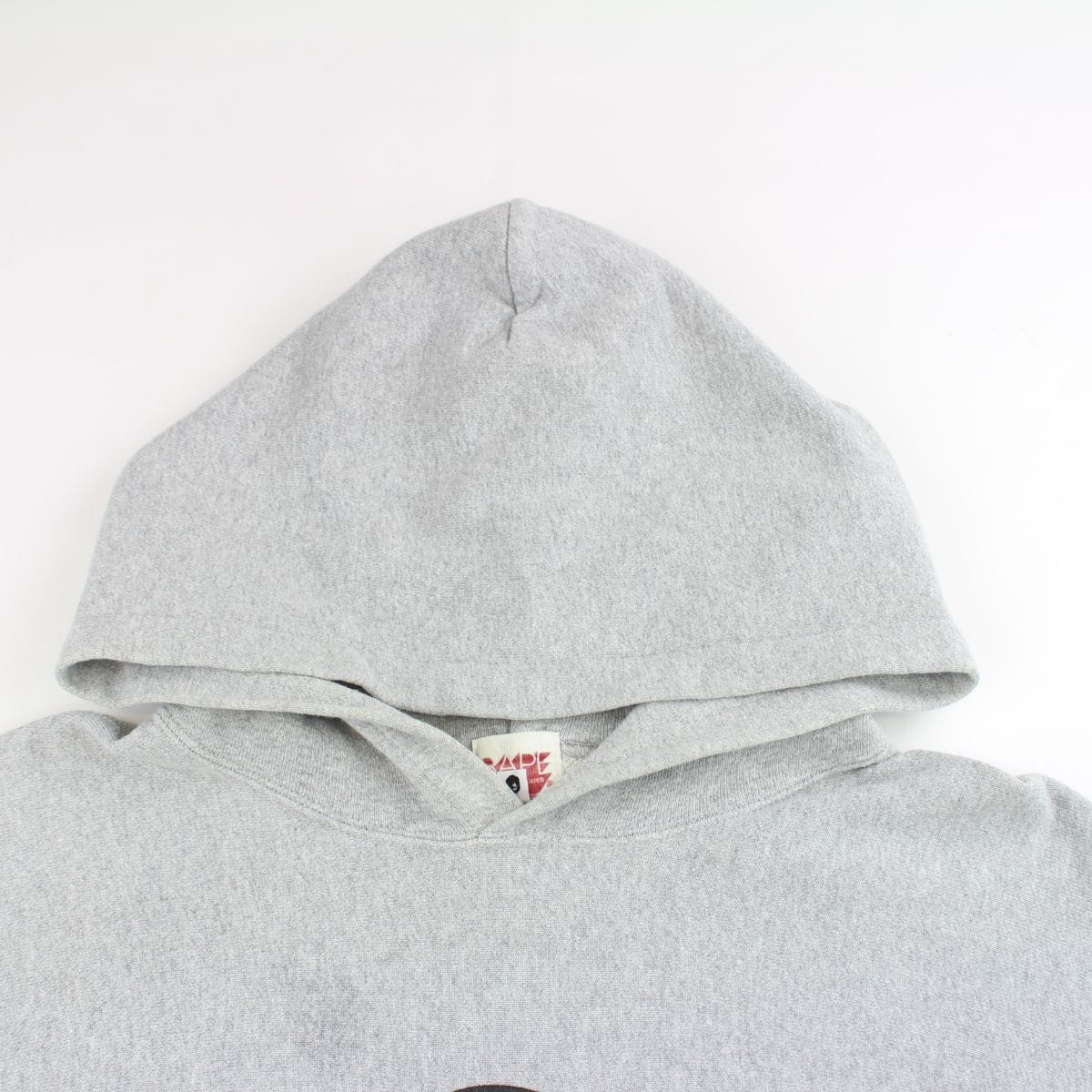 bape nigo figure hoodie grey early 00's - SaruGeneral