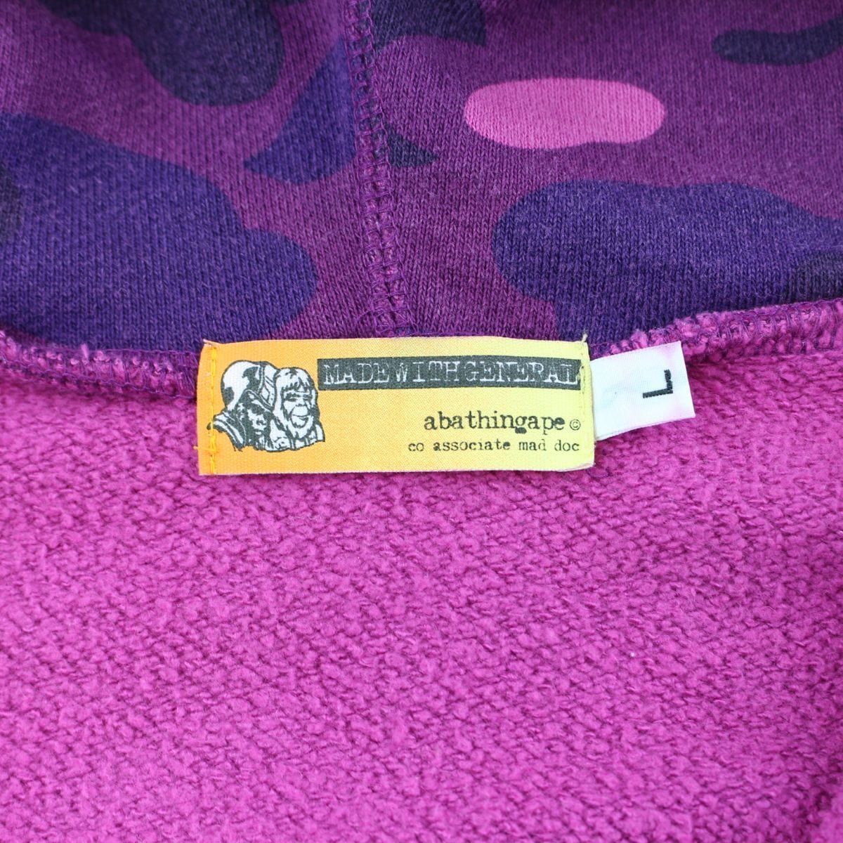 Bape purple camo full zip - SaruGeneral