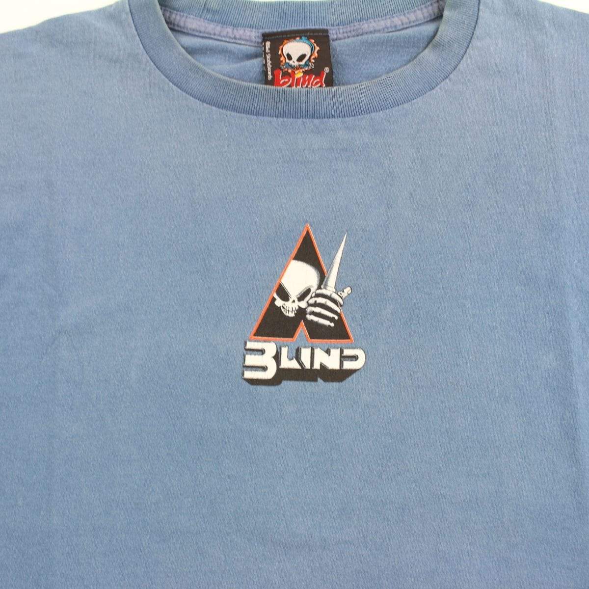 Blind Skateboards tee blue - SaruGeneral
