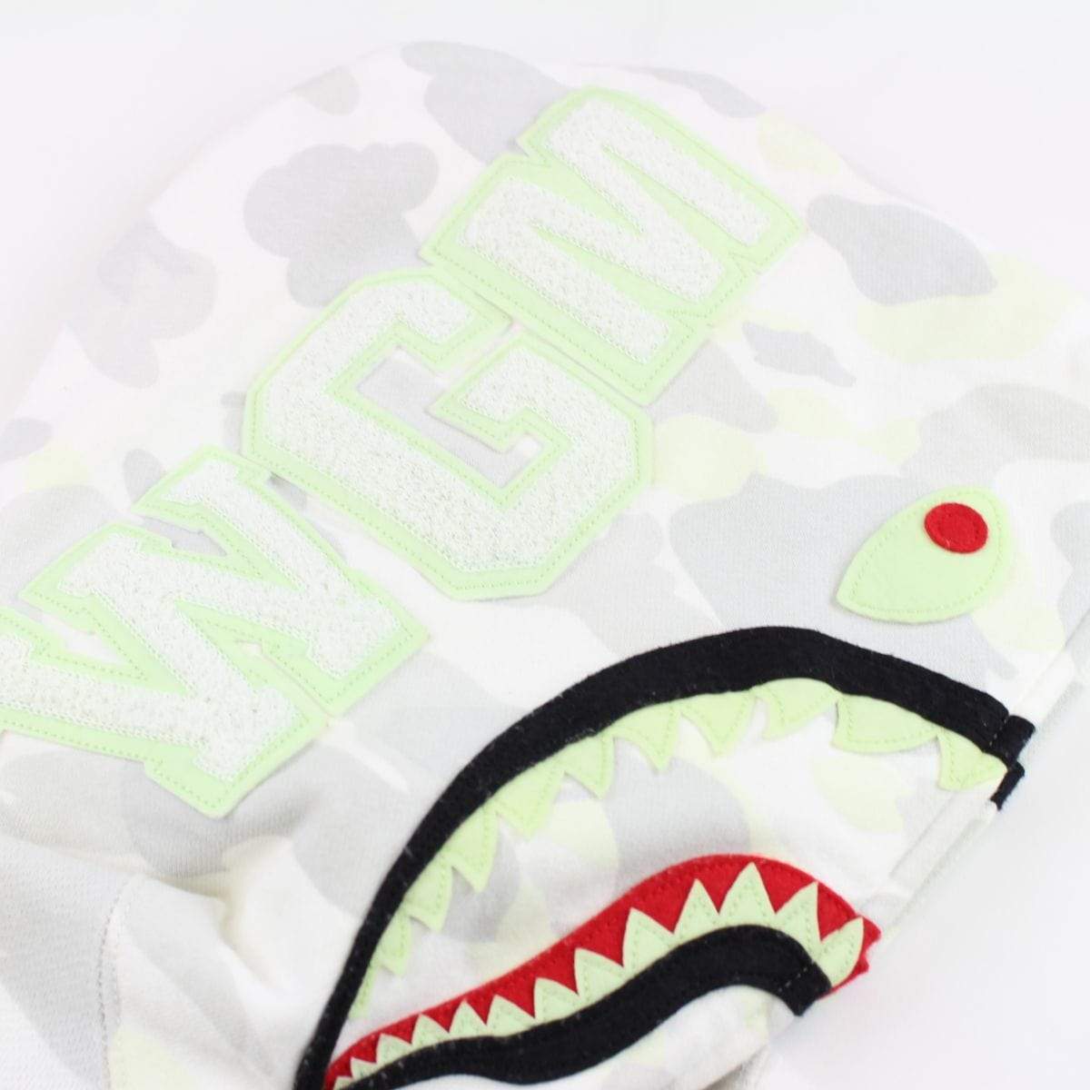 Bape glow in the dark shark White - SaruGeneral