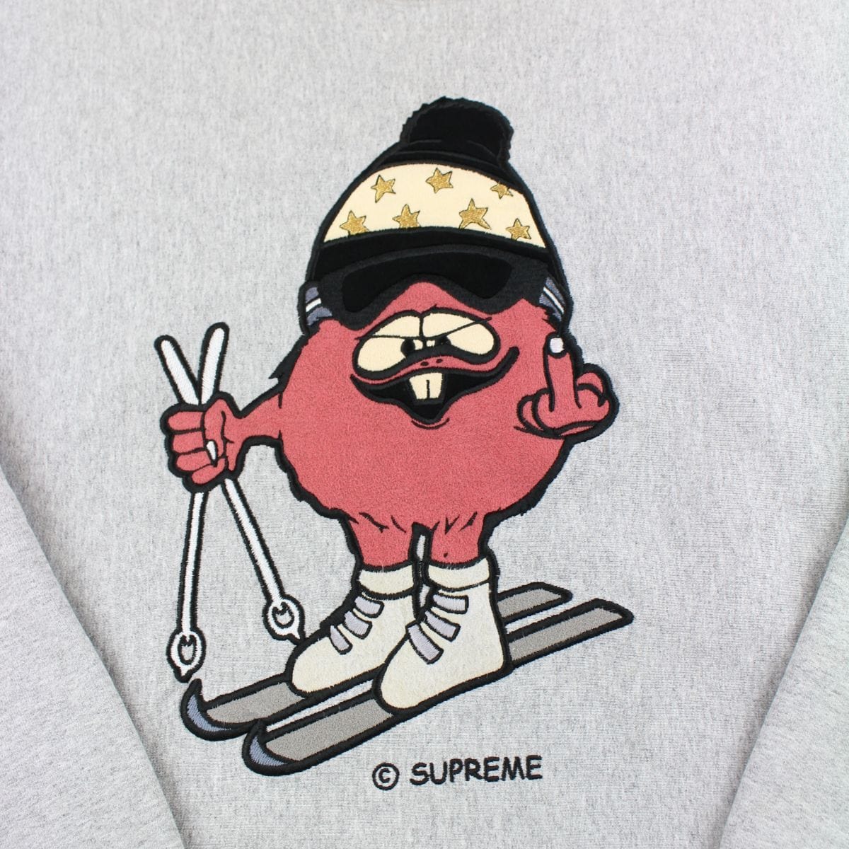 Supreme camacho crewneck grey 2002 - SaruGeneral