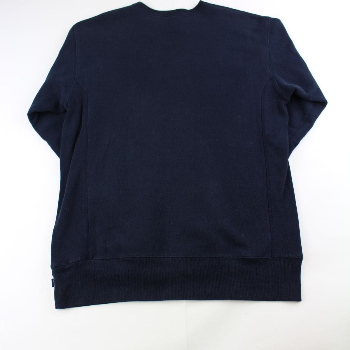 Supreme red on navy box logo crewneck early 2000's - SaruGeneral