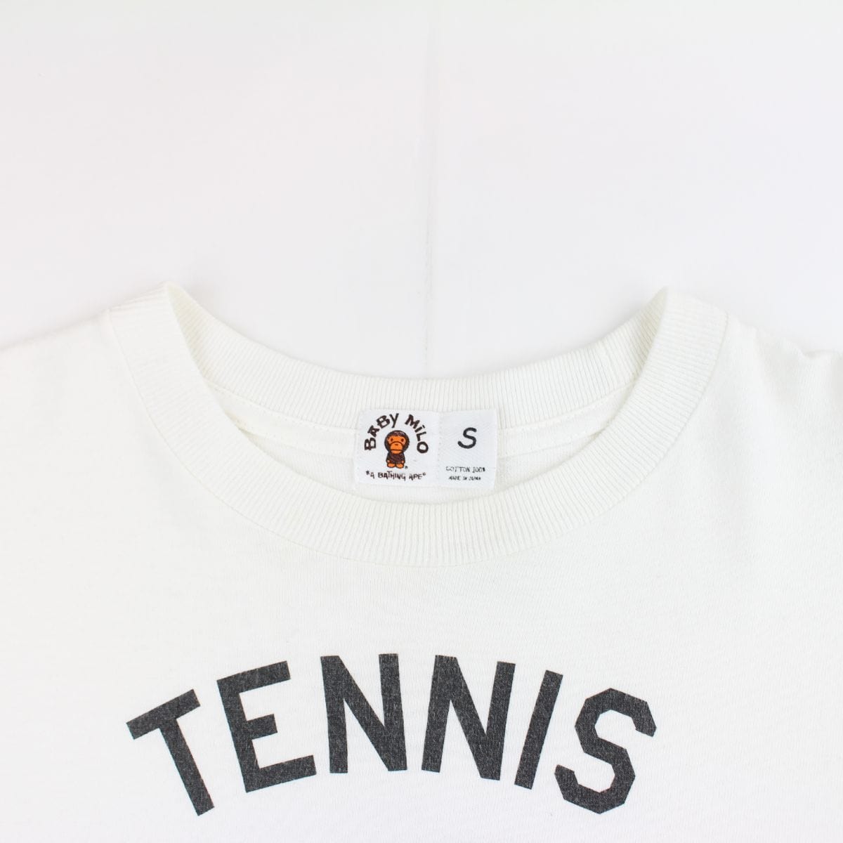 Bape milo tennis tee white - SaruGeneral