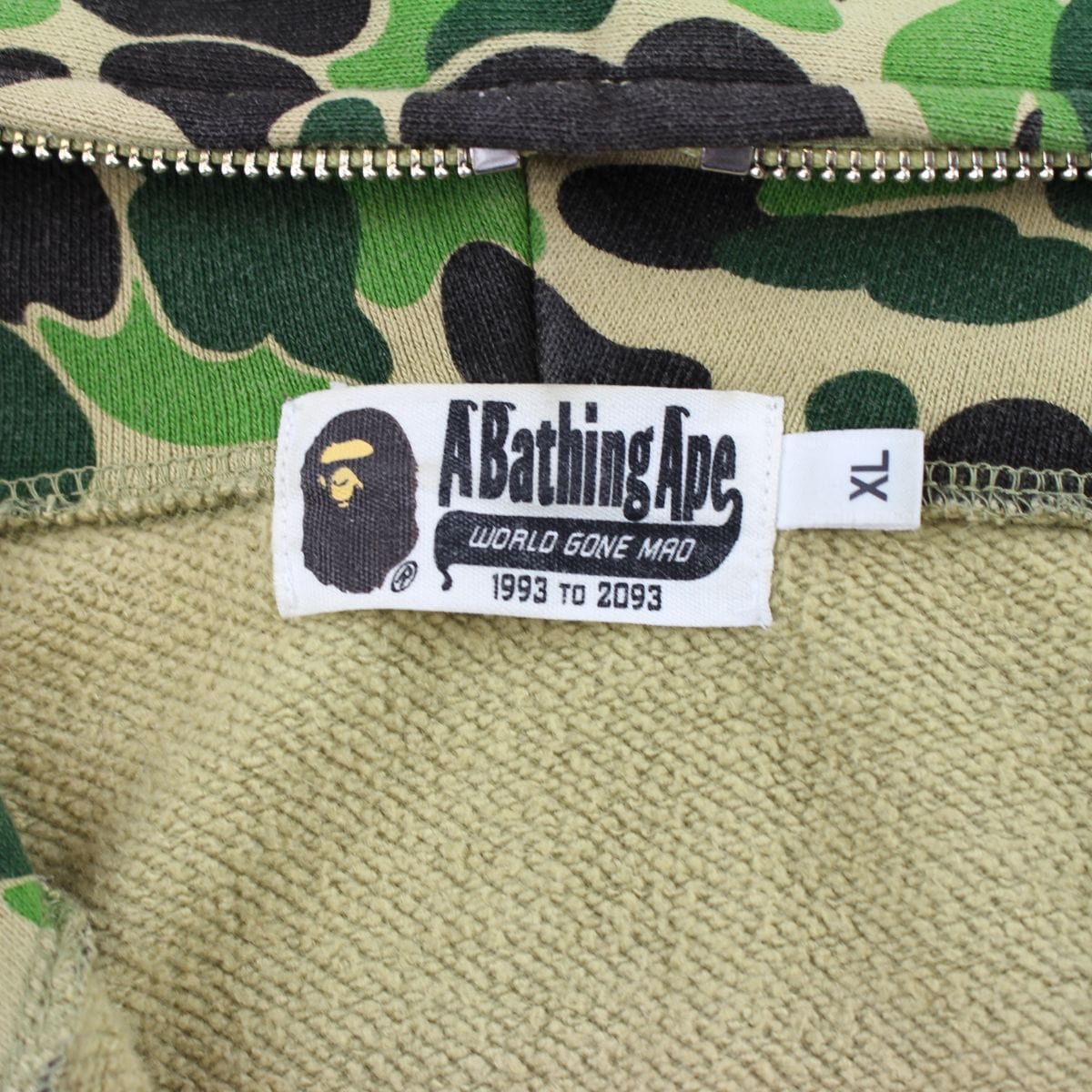 Bape abc green camo shark hoodie 2018 - SaruGeneral
