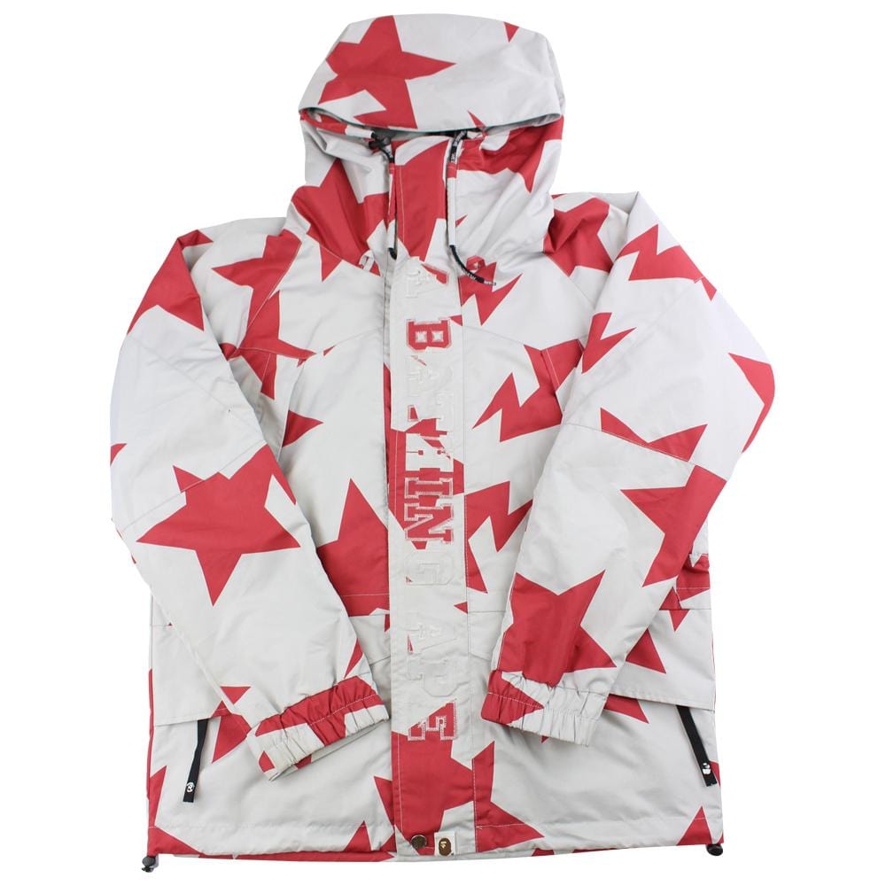 Bapesta snowboard jacket red grey - SaruGeneral