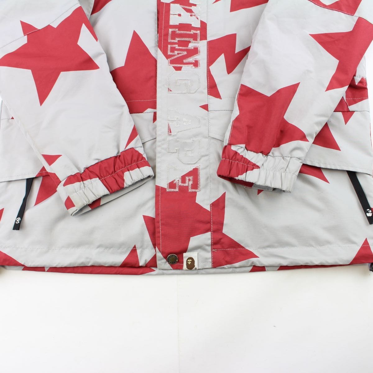Bapesta snowboard jacket red grey - SaruGeneral