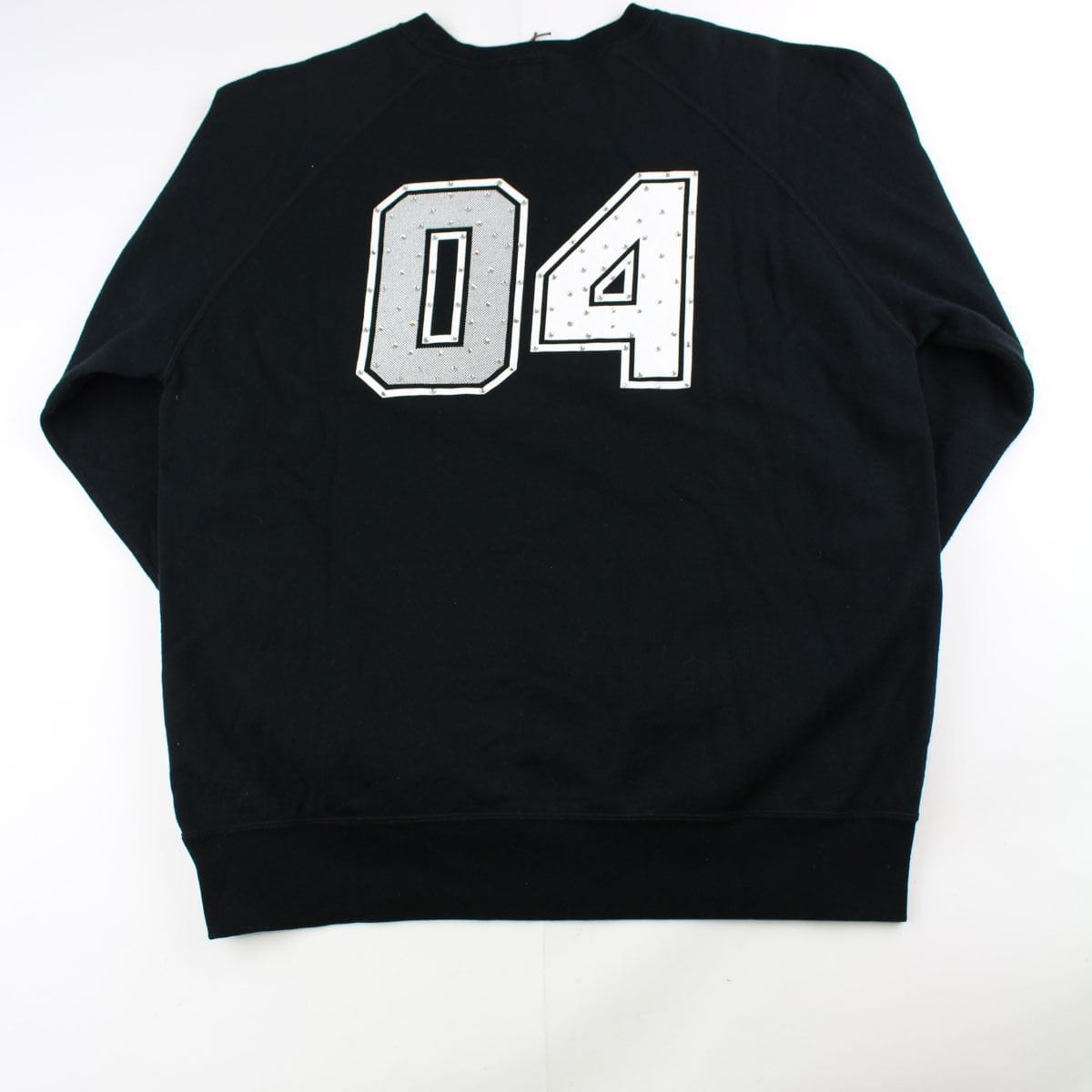 Bape swarovski 2004 text hoodie black - SaruGeneral