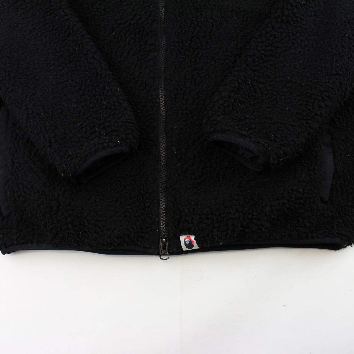 Bape pirate sherpa fleece black - SaruGeneral