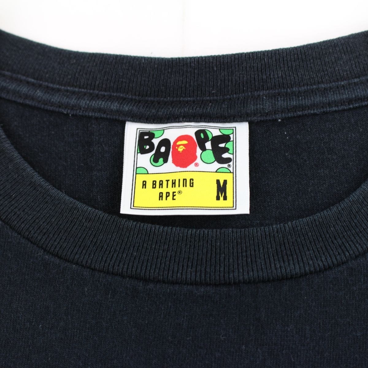Bape multi camo shark face tee black - SaruGeneral