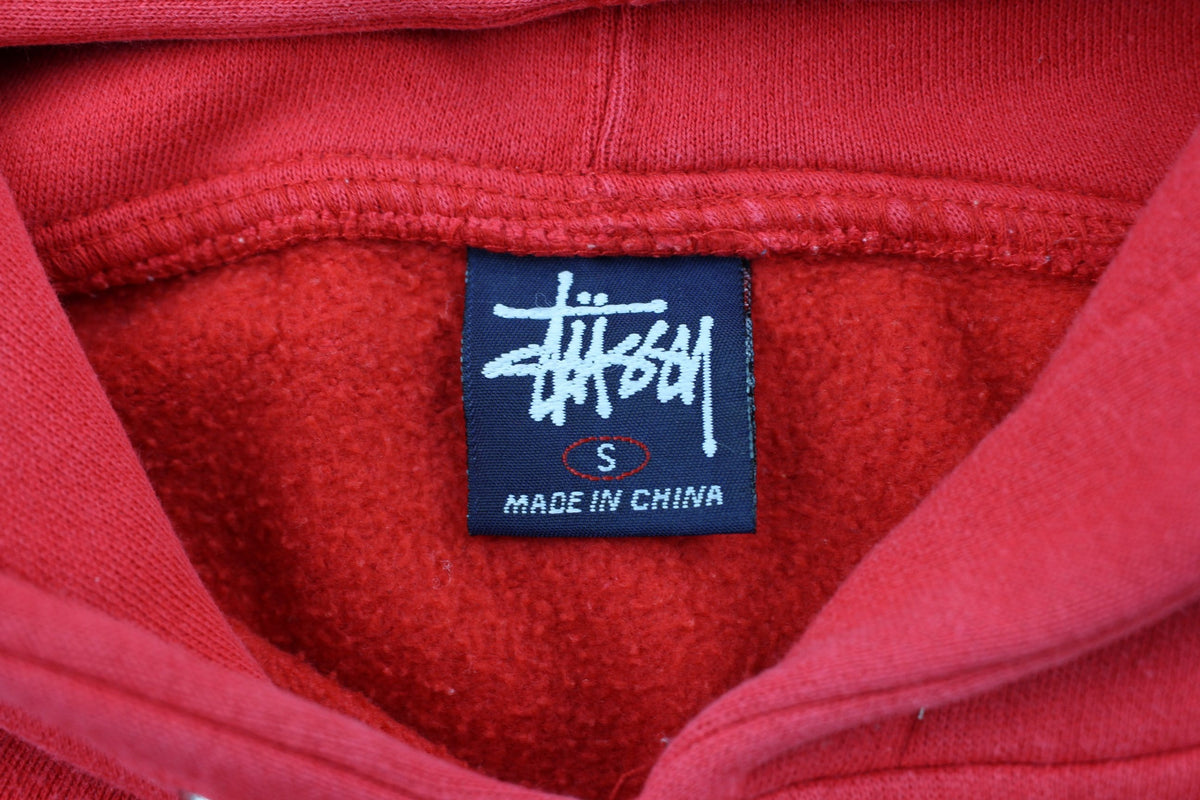 stussy elephant hoodie red - SaruGeneral