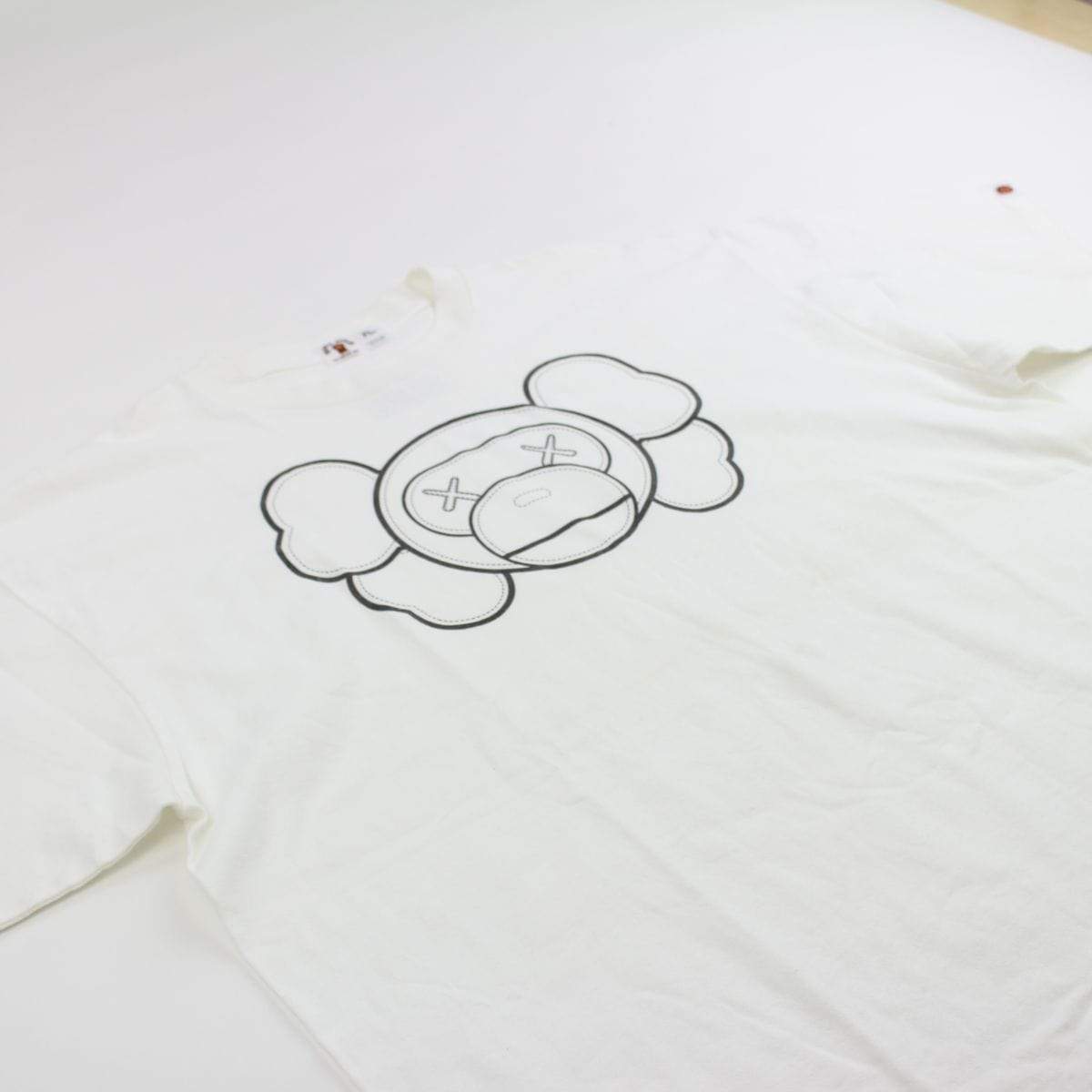 Bape x Kaws Milo Head Tee White - SaruGeneral