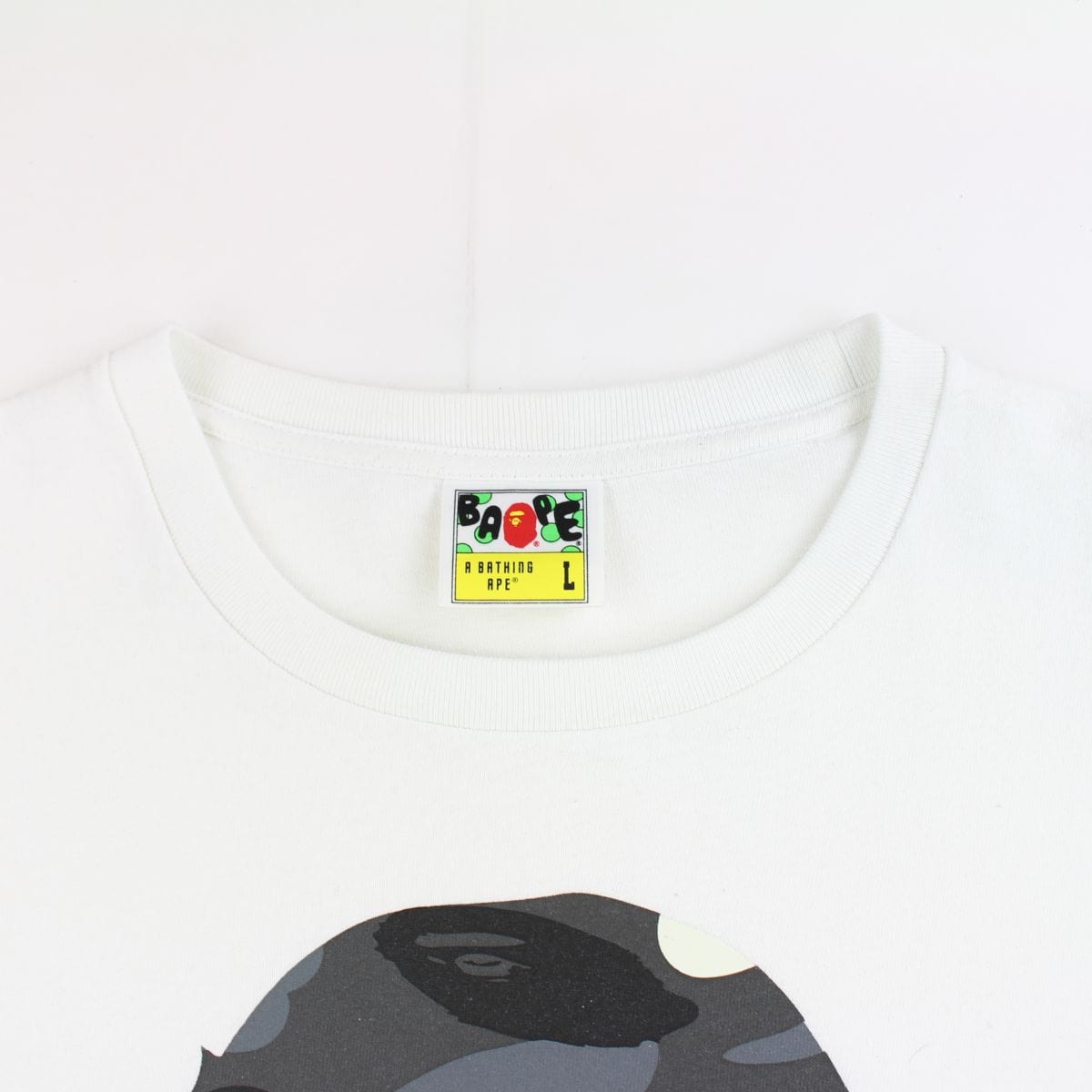 Bape Big Ape City Camo Tee White - SaruGeneral