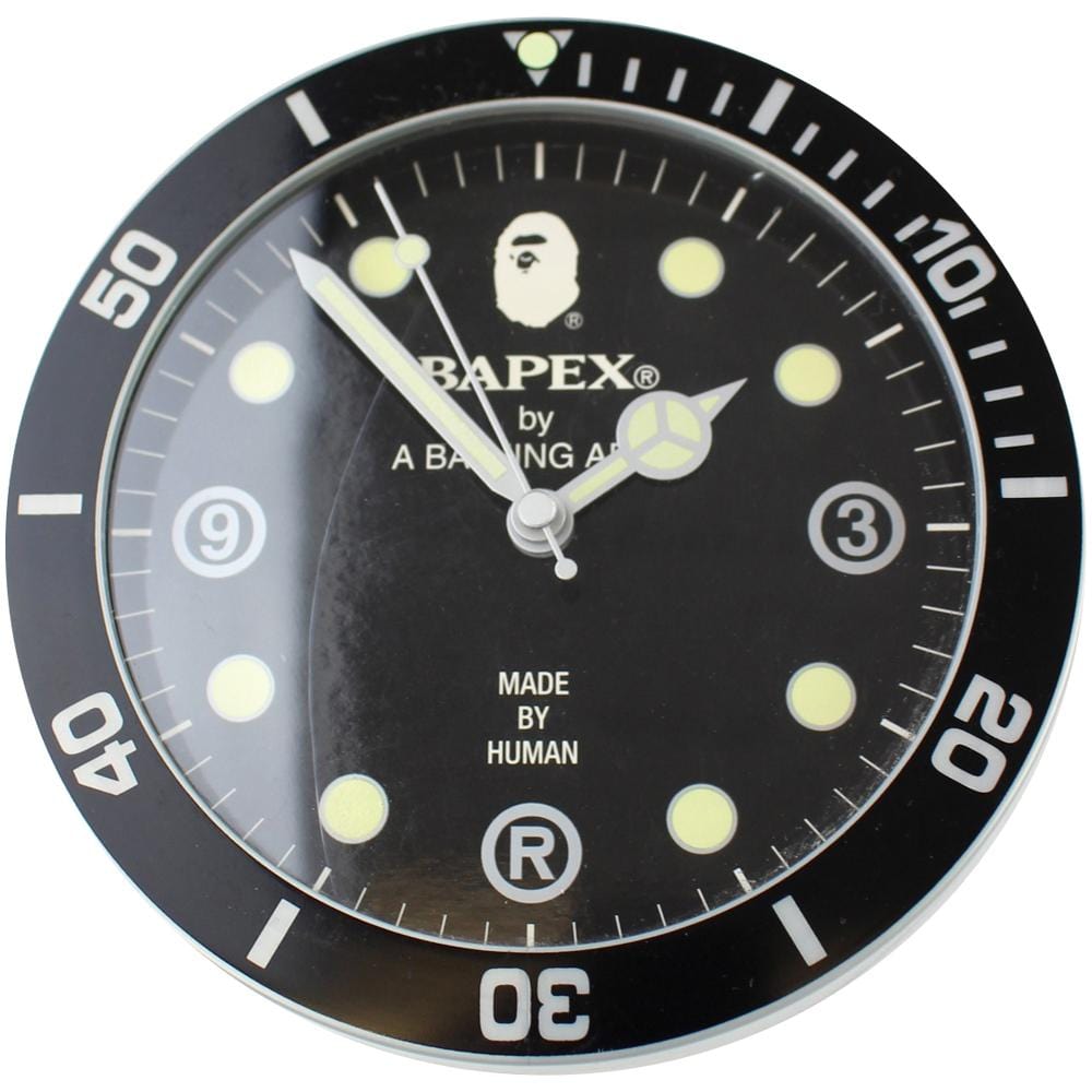 Bape circular desk Clock w stand - SaruGeneral