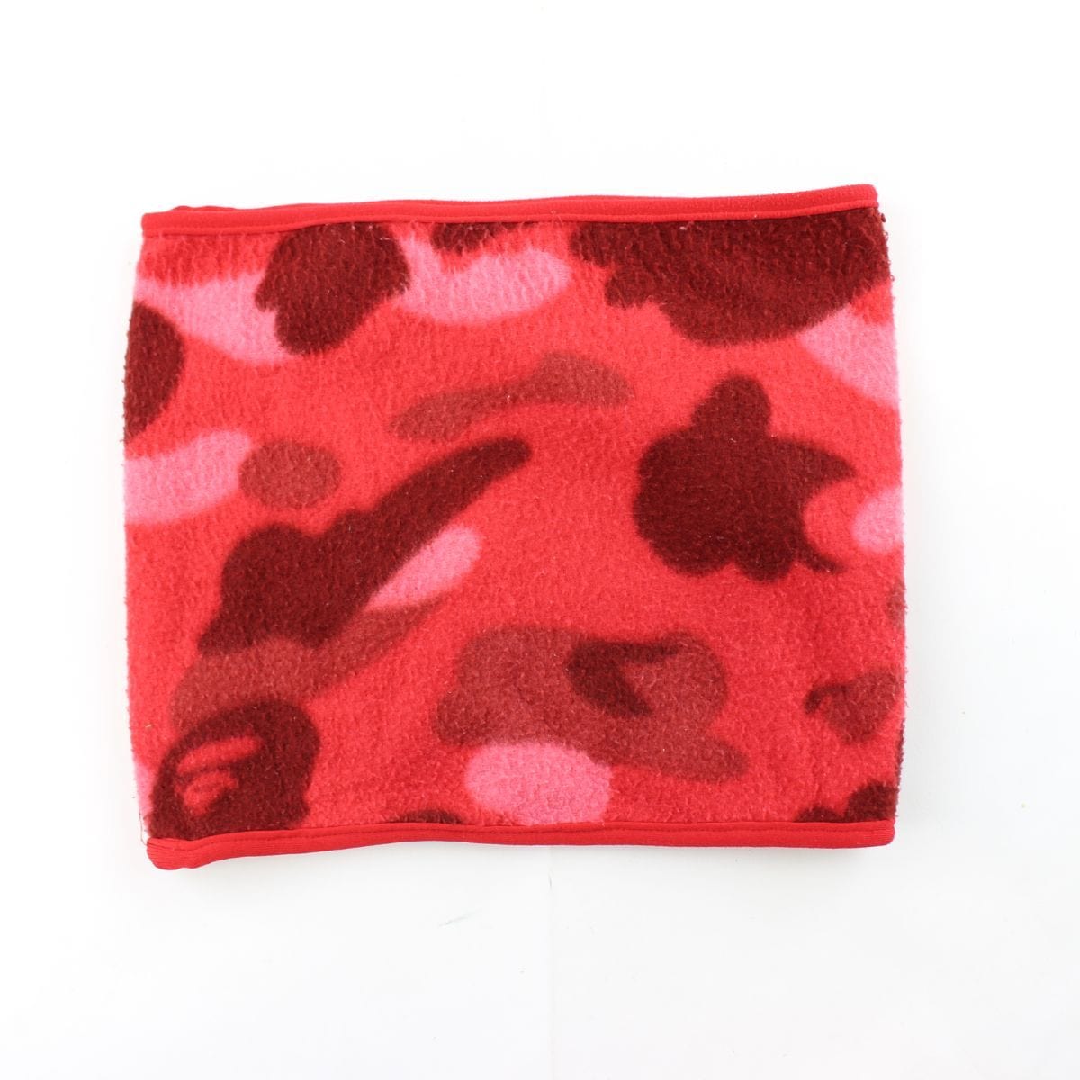 Bape fleece neck gaitor Red camo - SaruGeneral
