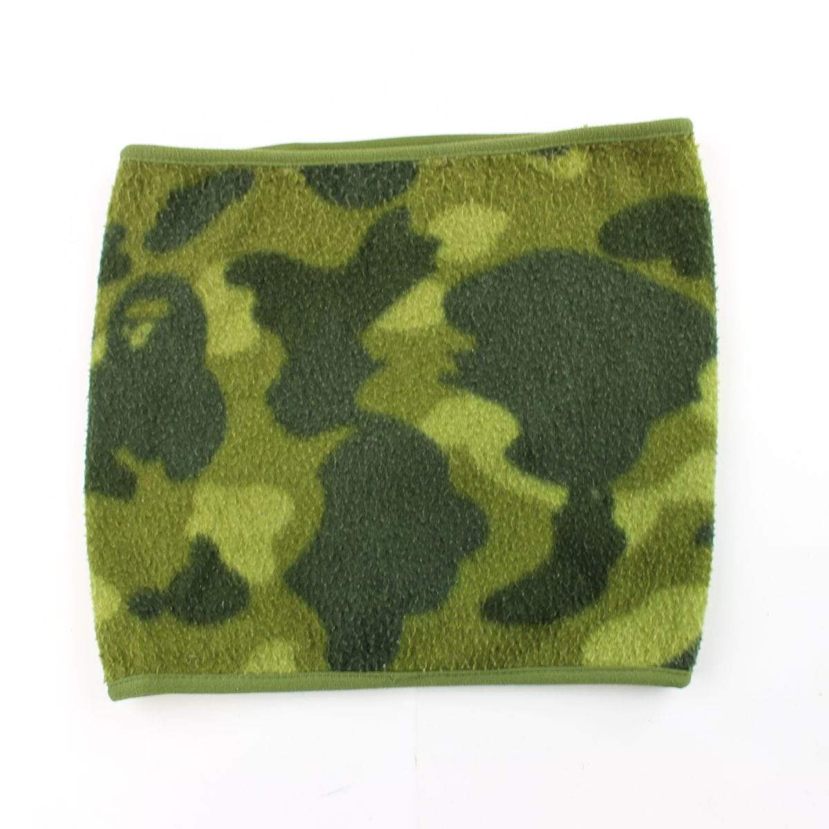 Bape fleece neck gaitor Green camo - SaruGeneral
