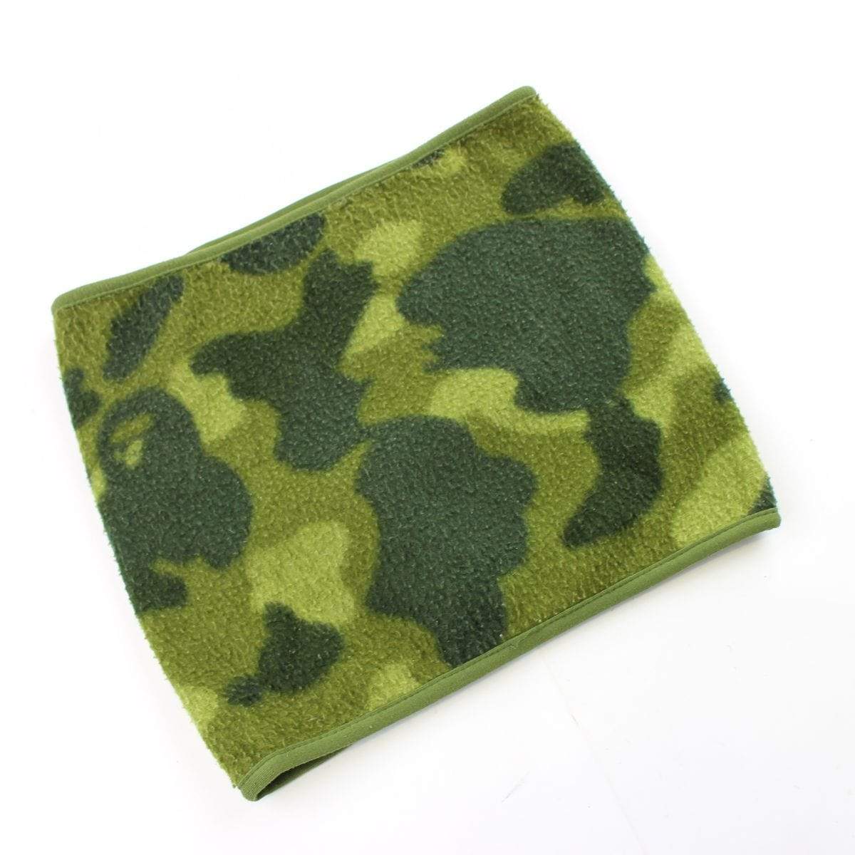 Bape fleece neck gaitor Green camo - SaruGeneral