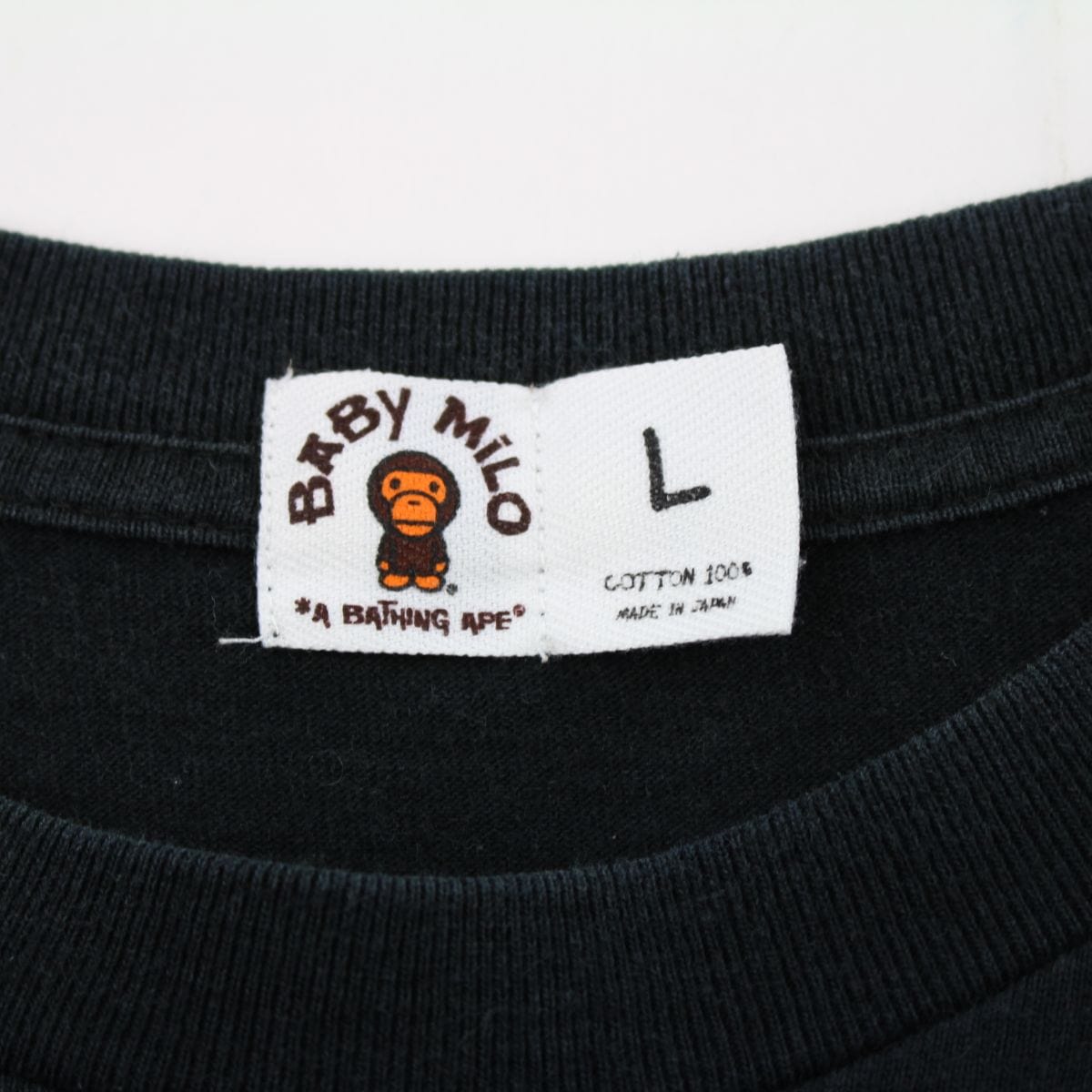 bape nyc blue milo ls black - SaruGeneral