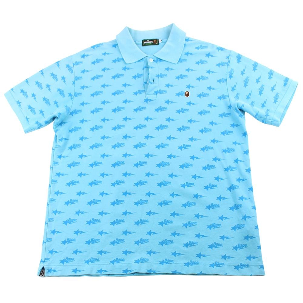 Bapesta Allover Polo Baby Blue - SaruGeneral