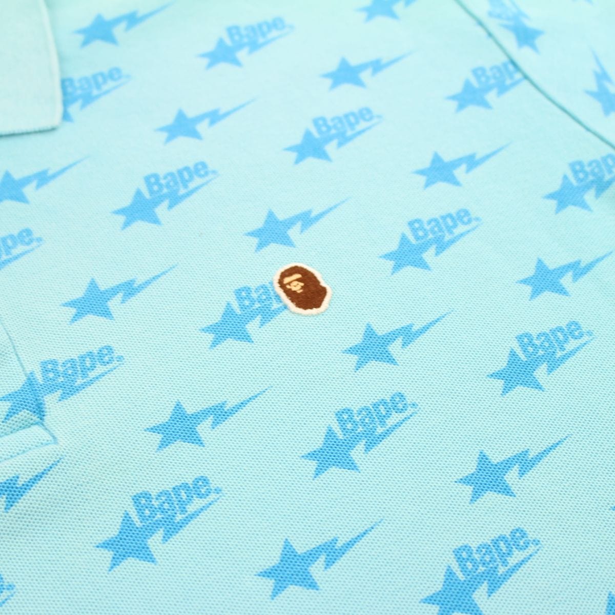 Bapesta Allover Polo Baby Blue - SaruGeneral