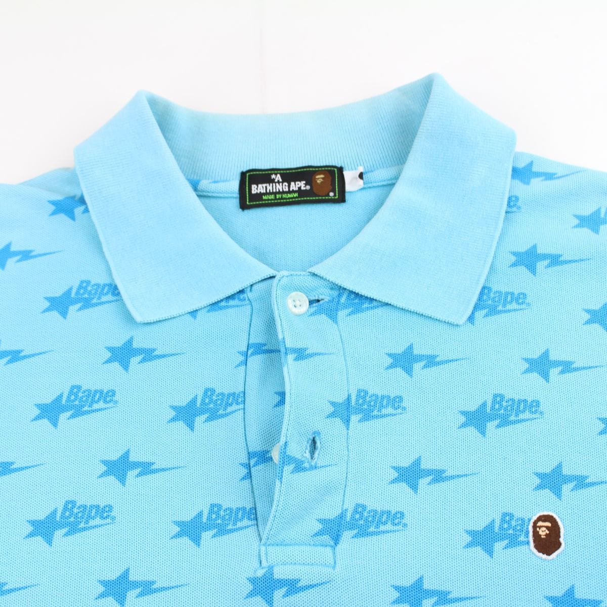 Bapesta Allover Polo Baby Blue - SaruGeneral